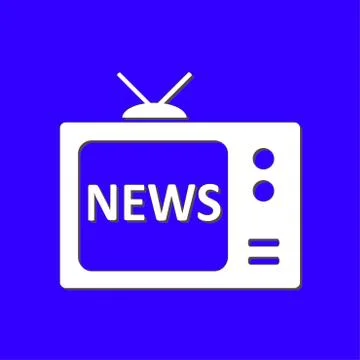 Icon of tv. Illustrazione stock