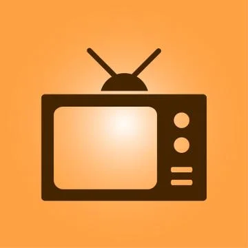 Icon of tv. Stock Illustration