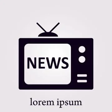 Icon of tv. Stock Illustration