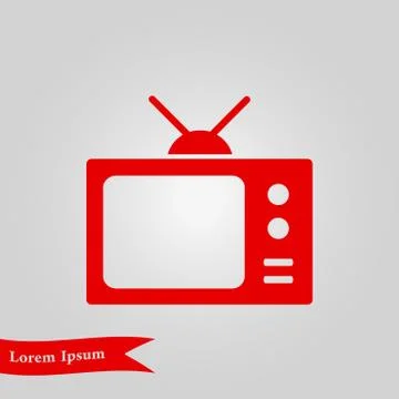 Icon of tv. Stock Illustration