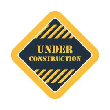 Icon Of Under Construction Stock Illustration