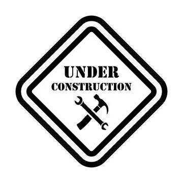 Icon Of Under Construction Stock Illustration