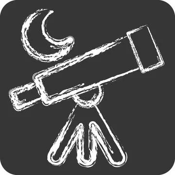 Icon Unique Ideas. related to Creative Concept symbol. chalk Style. simple .. Illustrazione stock