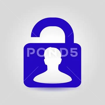 Icon of unlock Stock Illustration