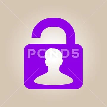 Icon of unlock Stock Illustration