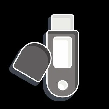 Icon Usb. related to Computer symbol. glossy style. simple design editable... Stock-Illustration