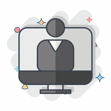Icon user Acceptance Test. related to Business Analysis symbol. comic style.. Stock-Illustration