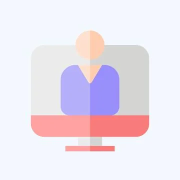Icon user Acceptance Test. related to Business Analysis symbol. flat style .. Stock-Illustration