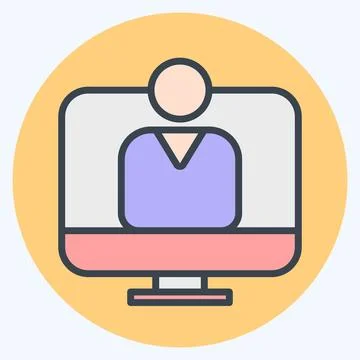 Icon user Acceptance Test. related to Business Analysis symbol. color mate .. Stock-Illustration