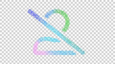 Icon user slash is made up of LED square shapes. There are bright diodes and Illustrazione stock