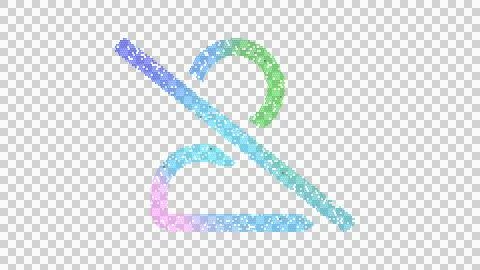 Icon user slash is made up of LED square shapes. There are bright diodes and Illustrazione stock