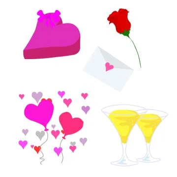 Icon valentine Stock Illustration