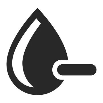 Icon Vector of Blood Type-2 - Glyph Style Stock Illustration