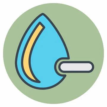Icon Vector of Blood Type-2 -...Icon Vector of Blood Type-2 - Color Mate Styl Stock Illustration