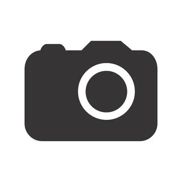 Icon Vector of Camera - Glyph Style Stock Illustration