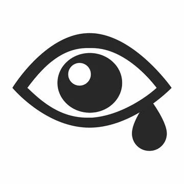 Icon Vector of Eye Exam 4 - Glyph Style Stock Illustration