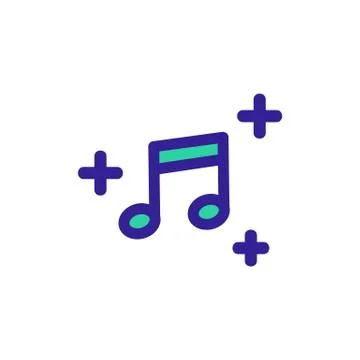 Icon vector notes. Isolated contour symbol illustration Stock Illustration