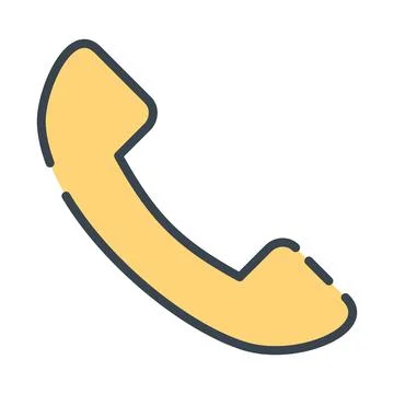 Icon Vector of Phone - Line Cut Style Stock Illustration