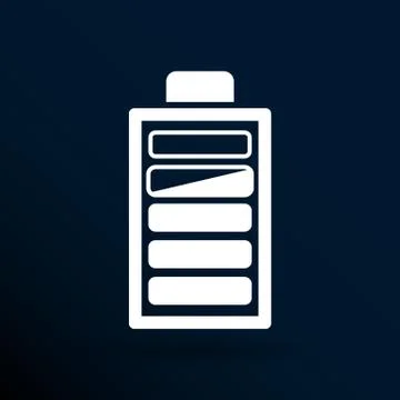 Icon vector power load sign symbol supply level Stock Illustration