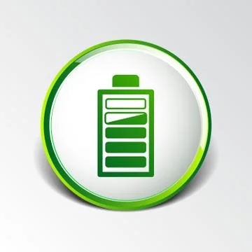 Icon vector power load sign symbol supply level Illustrazione stock