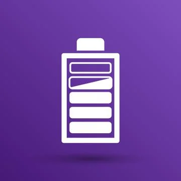 Icon vector power load sign symbol supply level Stock Illustration