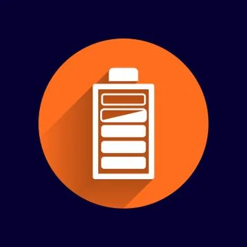 Icon vector power load sign symbol supply level Stock Illustration