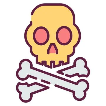Icon Vector of Radiation - Line Cut Style Stock Illustration