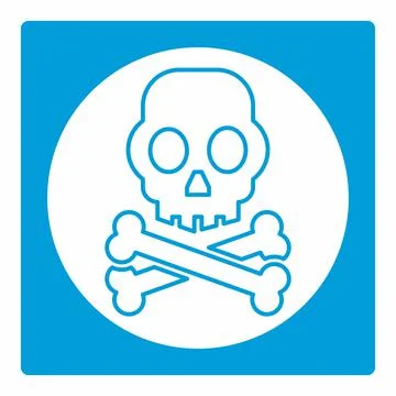 Icon Vector of Radiation - White Moon Style Stock Illustration