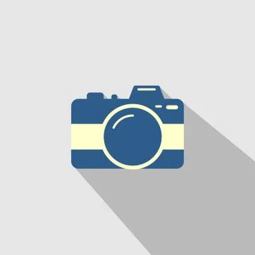 Icon Vector of simple Camera design Stock Illustration