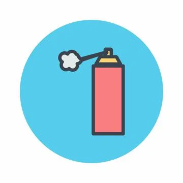 Icon Vector of Spray Paint - Color Mate Style Stock Illustration