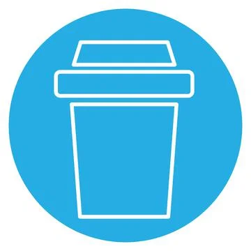 Icon Vector of Tea - Blue Eyes Style Stock Illustration