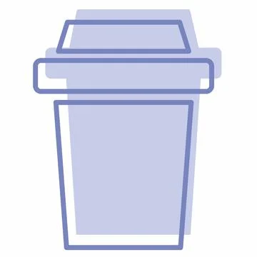 Icon Vector of Tea - Two Tone Style Stock Illustration