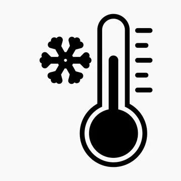 Icon vector thermometer Stock Illustration