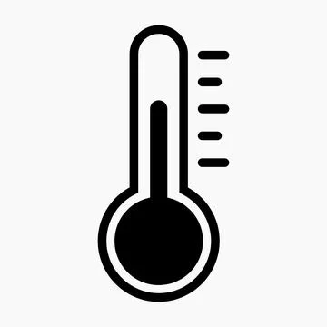 Icon vector thermometer Stock Illustration