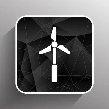 Icon vector tower electric floor generator propeller Stock Illustration