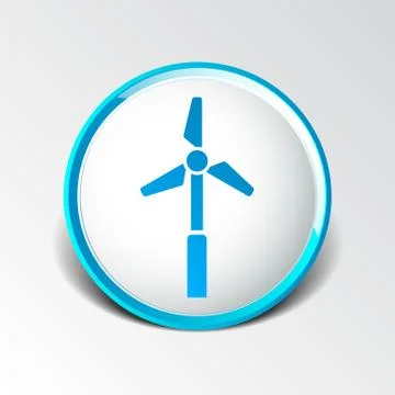 Icon vector tower electric floor generator propeller Stock Illustration