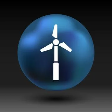 Icon vector tower electric floor generator propeller イラスト素材