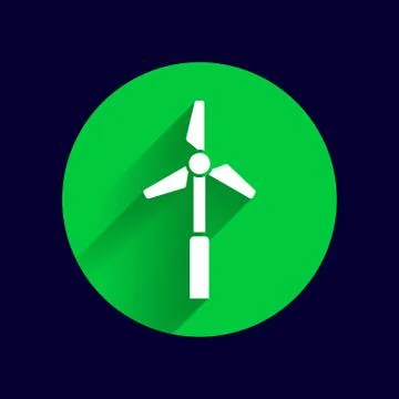 Icon vector tower electric floor generator propeller Stock Illustration