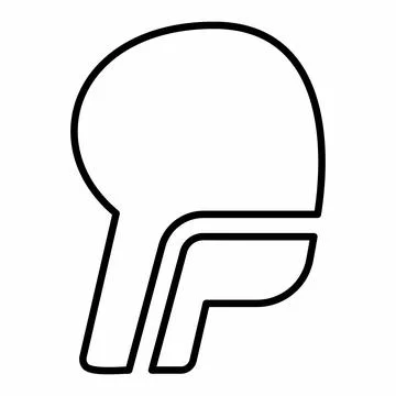 Icon Vector of Trachea - Line Style 스톡 일러스트