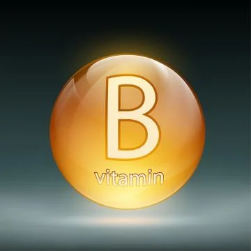 Icon vector vitamin Stock Illustration