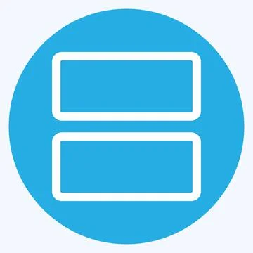 Icon View Array - Blue Eyes Style - Simple illustration,Editable stroke Stock Illustration