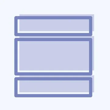 Icon View Day - Two Tone Style - Simple illustration,Editable stroke 스톡 일러스트