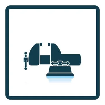 Icon of vise Stock Illustration
