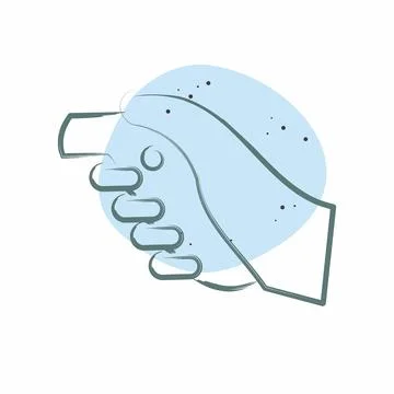 Icon VR Controller. related to 3D Visualization symbol. Color Spot Style. s.. Stock Illustration