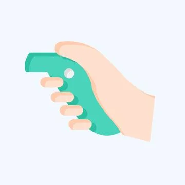 Icon VR Controller. related to 3D Visualization symbol. flat style. simple .. Ilustración de archivo