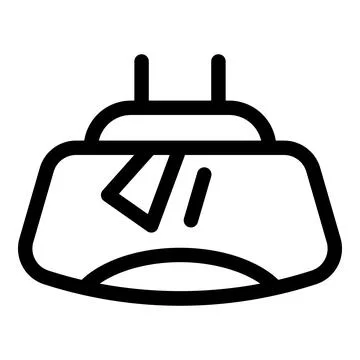 Icon of a vr headset experiencing the metaverse Stock Illustration
