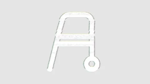 Icon walker is distorted. Glitch. Noise, chromatic aberration, geometric 動画素材 307275333