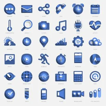 Icon wearable device Stock Illustration