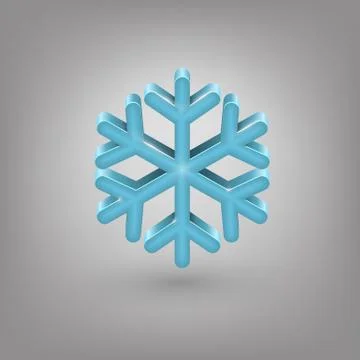 Icon weather. Snowflake Stock Illustration