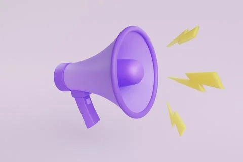 Icon for web background design. Promotion advertising loudspeaker. Megaphon.. Illustrazione stock